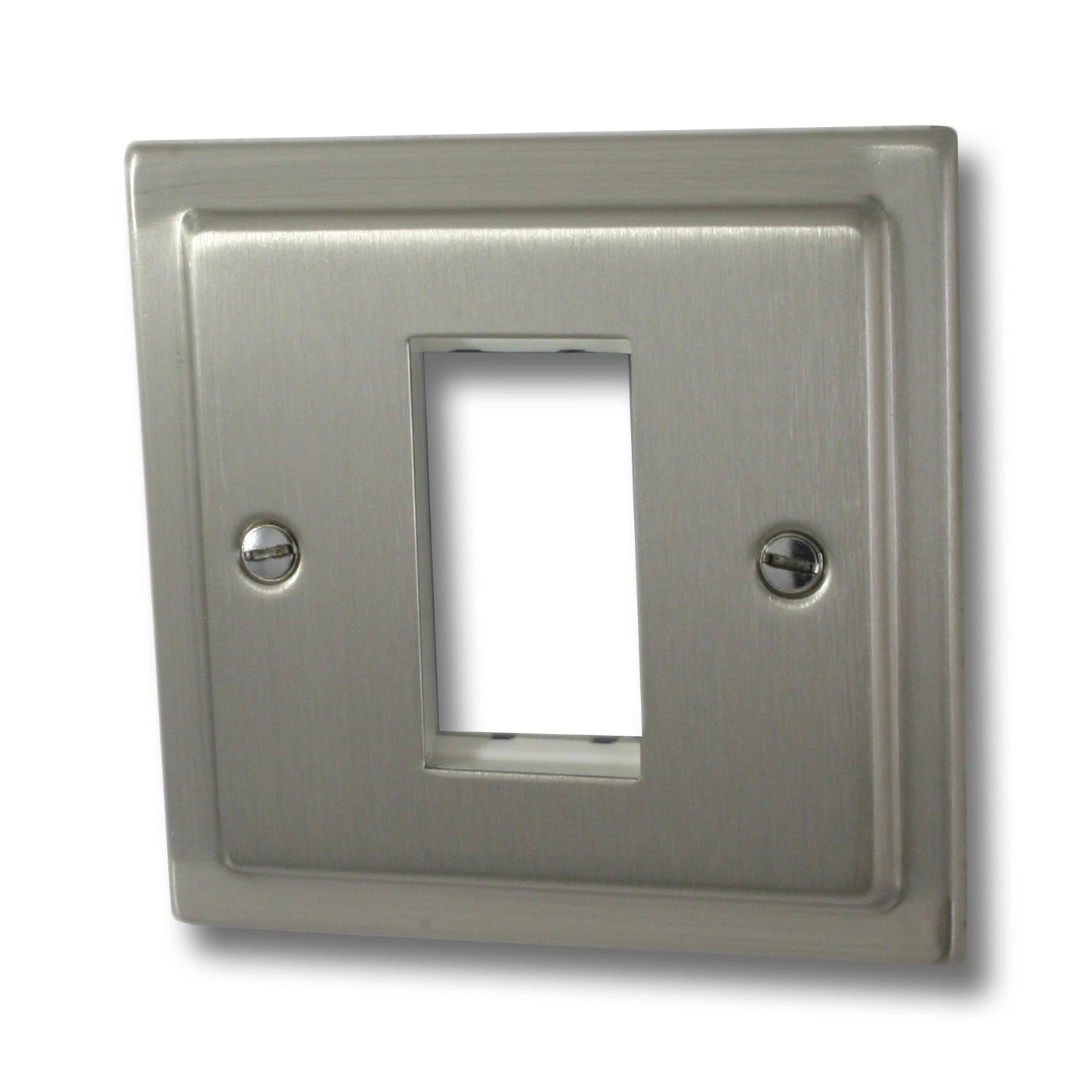 Victorian Satin Nickel 1 Module Data Plate