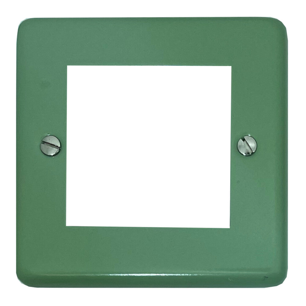 Classic Sage Green 2 Gang Module Plate