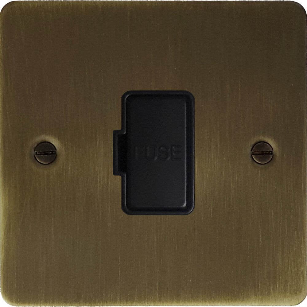 Flat Antique Brass Unswitched Spur
