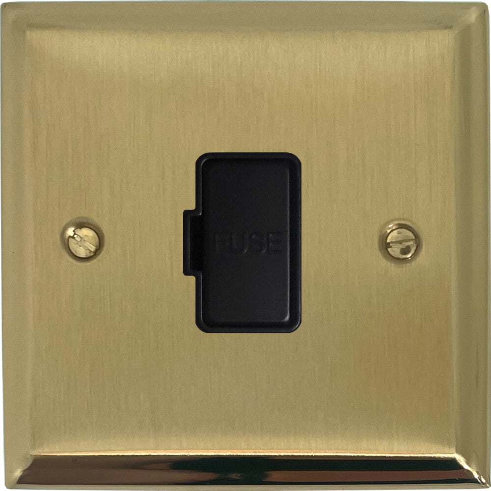 Deco Satin Brass Unswitched Spur