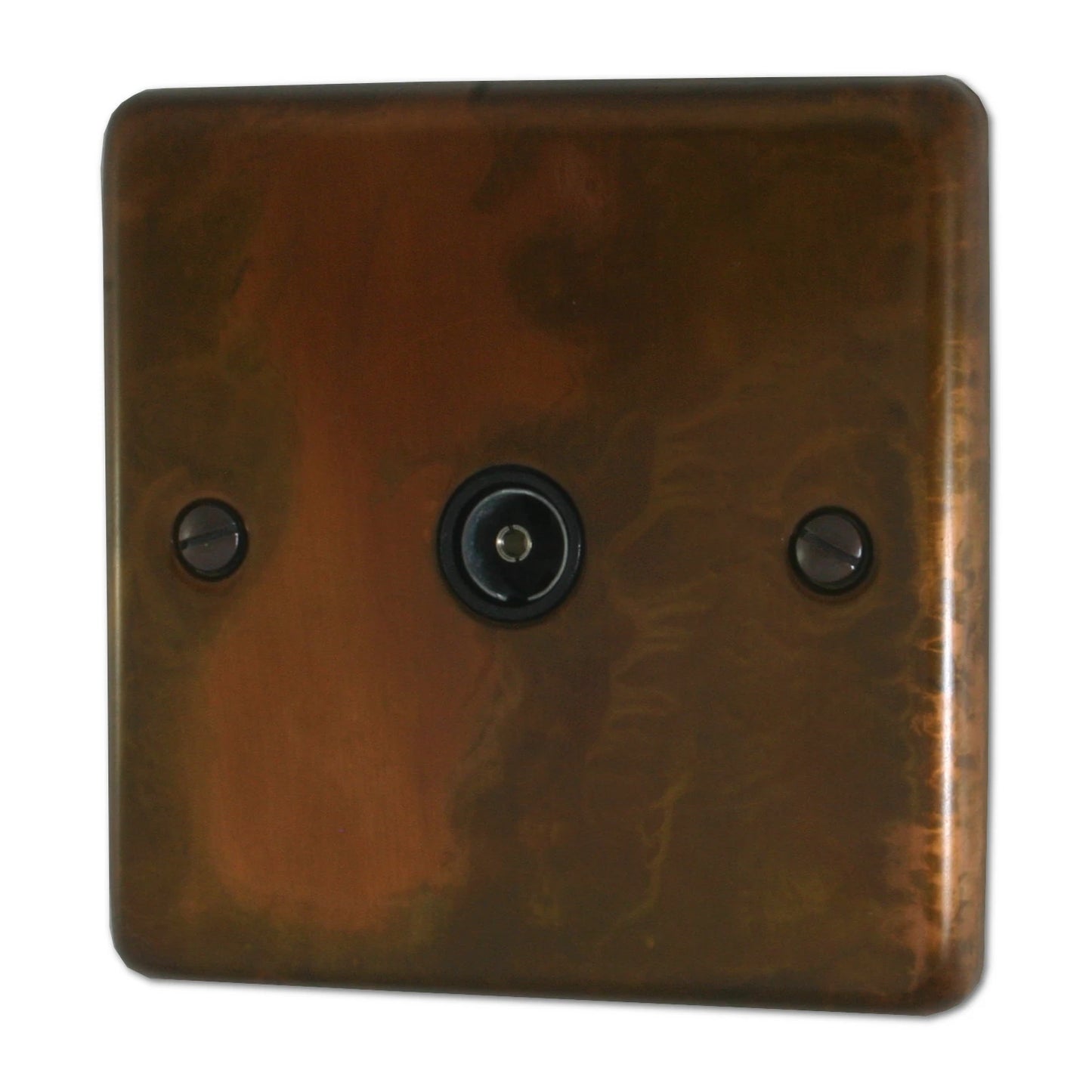 Contour Tarnished Copper 1 Gang Coax Point