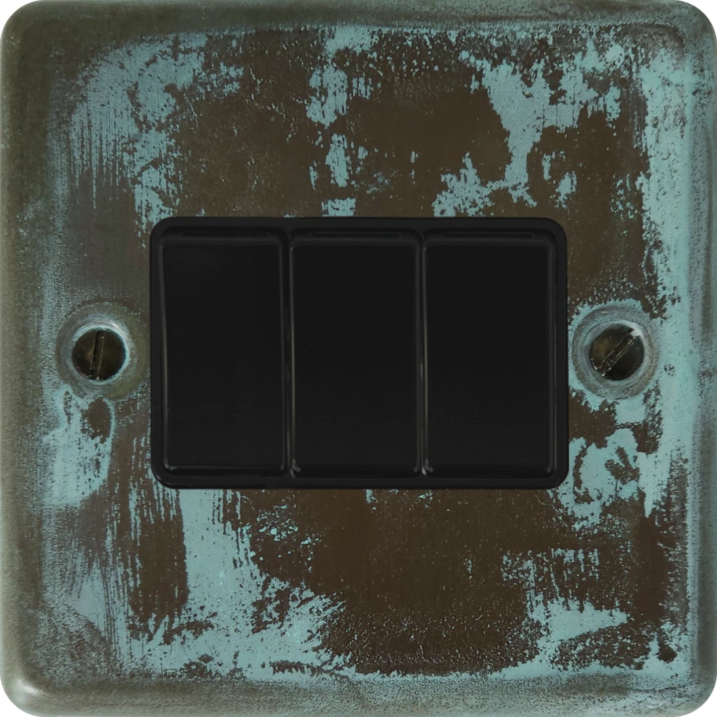 Contour Verdigris 3 Gang 2 Way Switch