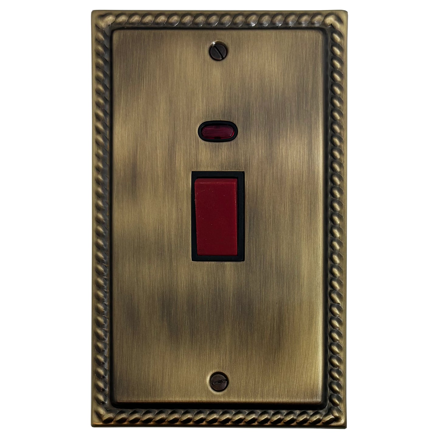 Georgian Light Antique Brass 45 Amp Dp Switch