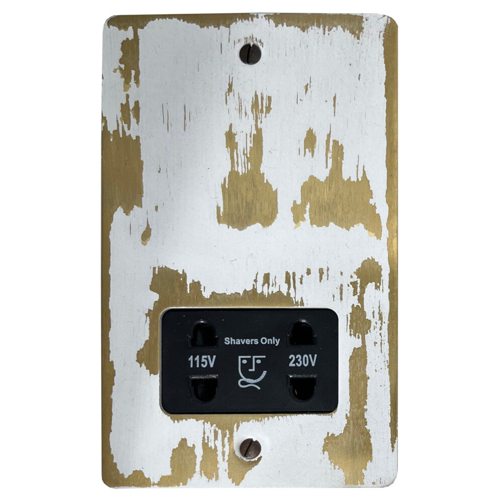 Flat Dover Bronze Shaver Socket