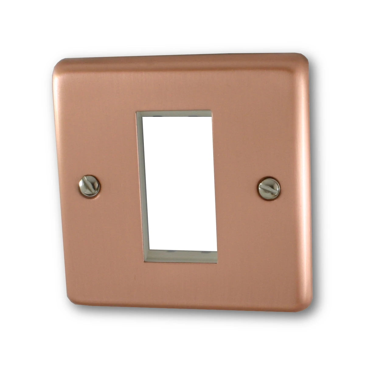 Contour Rose Gold 1 Gang Mod Plate & Frame