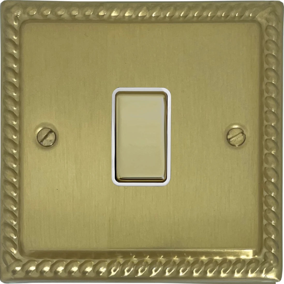 Monarch Satin Brass 1 Gang Switch