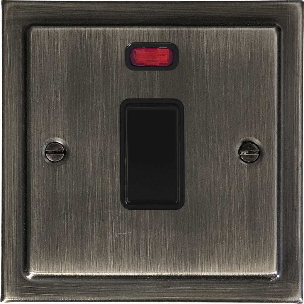 Victorian Antique Nickel 20 Amp Dp Switch