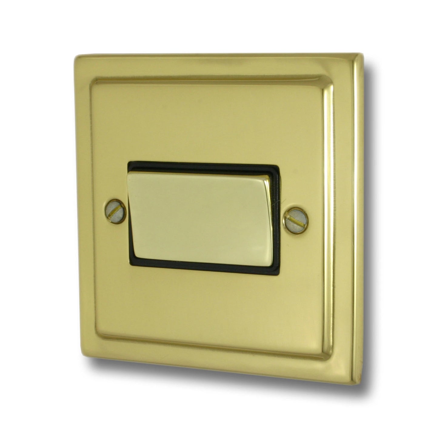 Victorian Polished Brass Fan Isolator