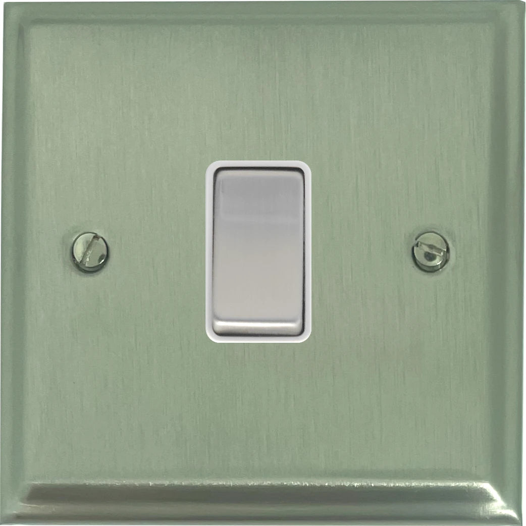 Deco Satin Nickel 1 Gang Switch