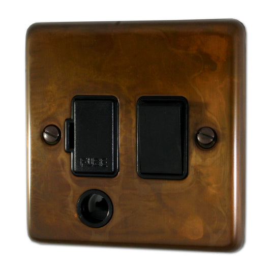 Contour Tarnished Copper Swt Fused Spur + Outlet