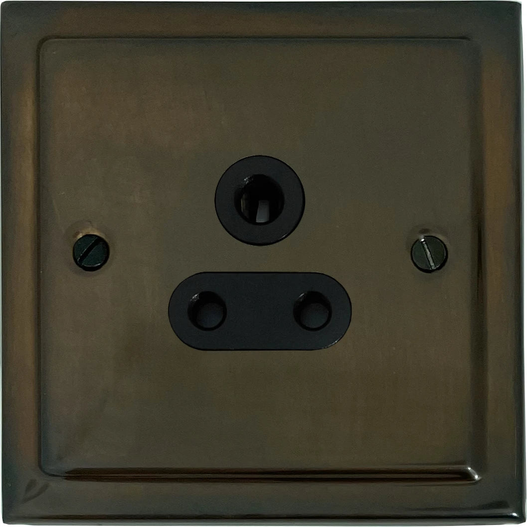 Victorian Medium Bronze 5 Amp Socket