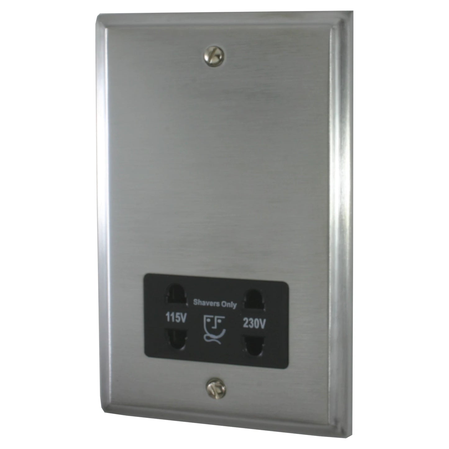 Deco Satin Chrome Shaver Point