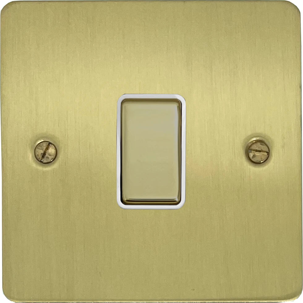 Flat Satin Brass Intermediate Switch