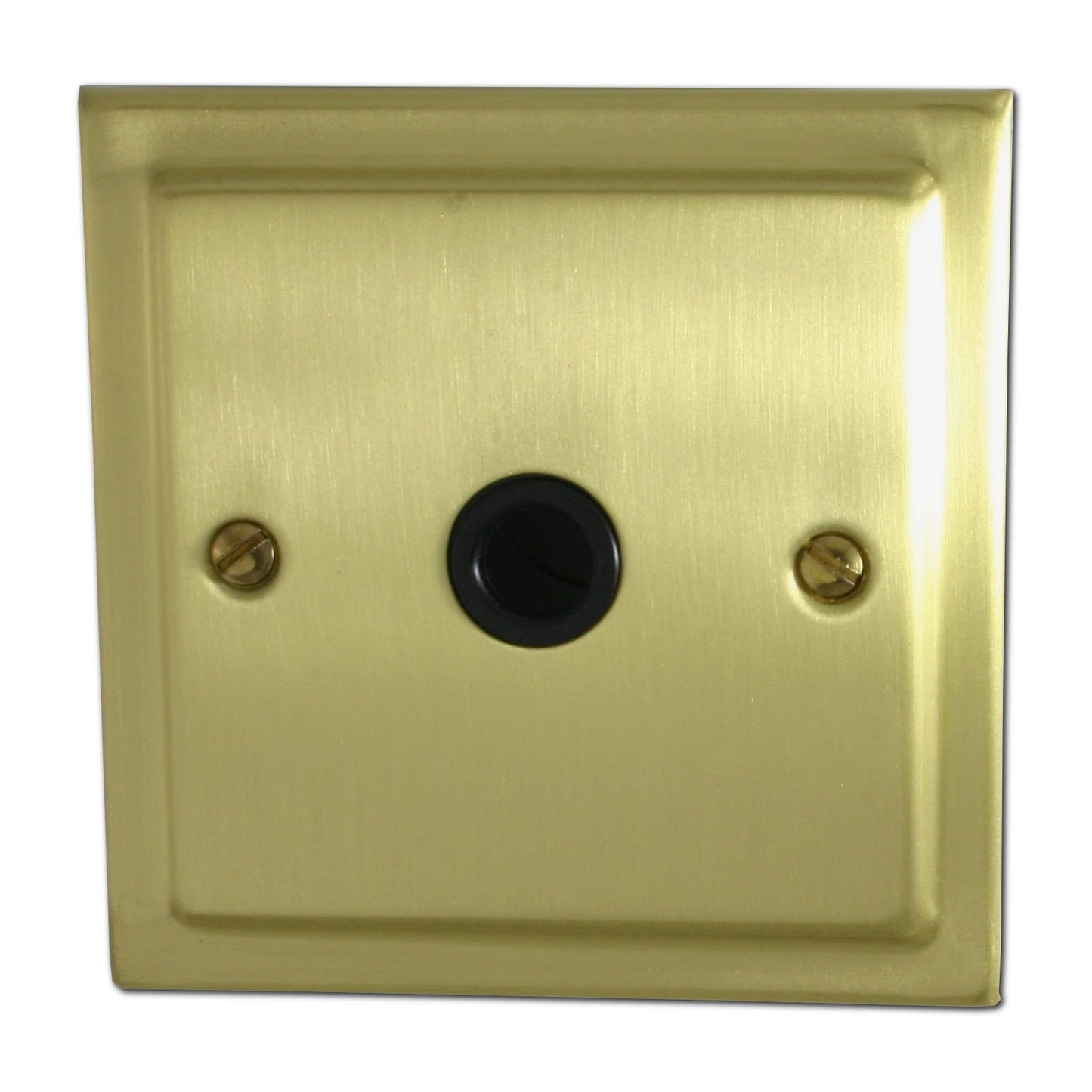 Victorian Satin Brass Flex Outlet