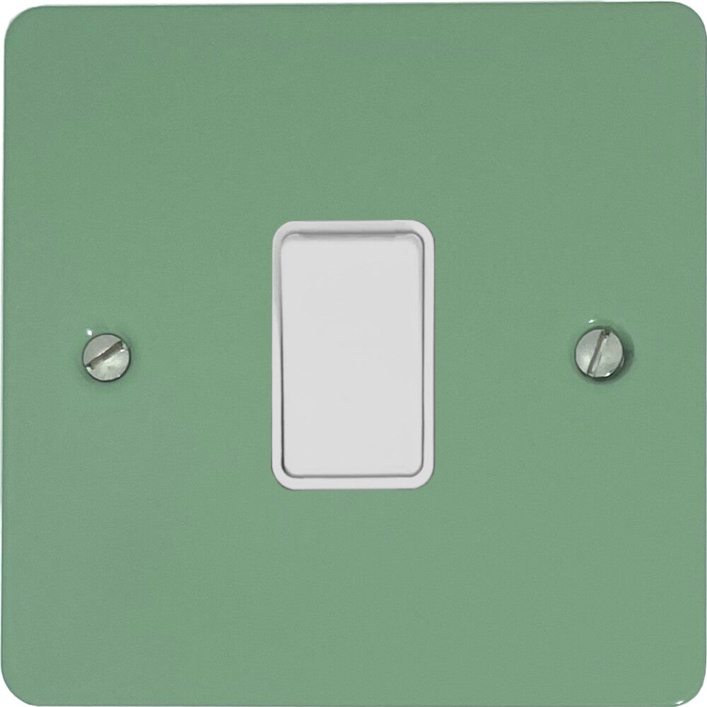 Flat Sage Green Intermediate Switch (White Switches)