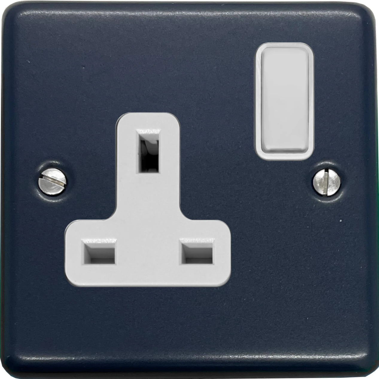 Contour Blue 1 Gang Socket