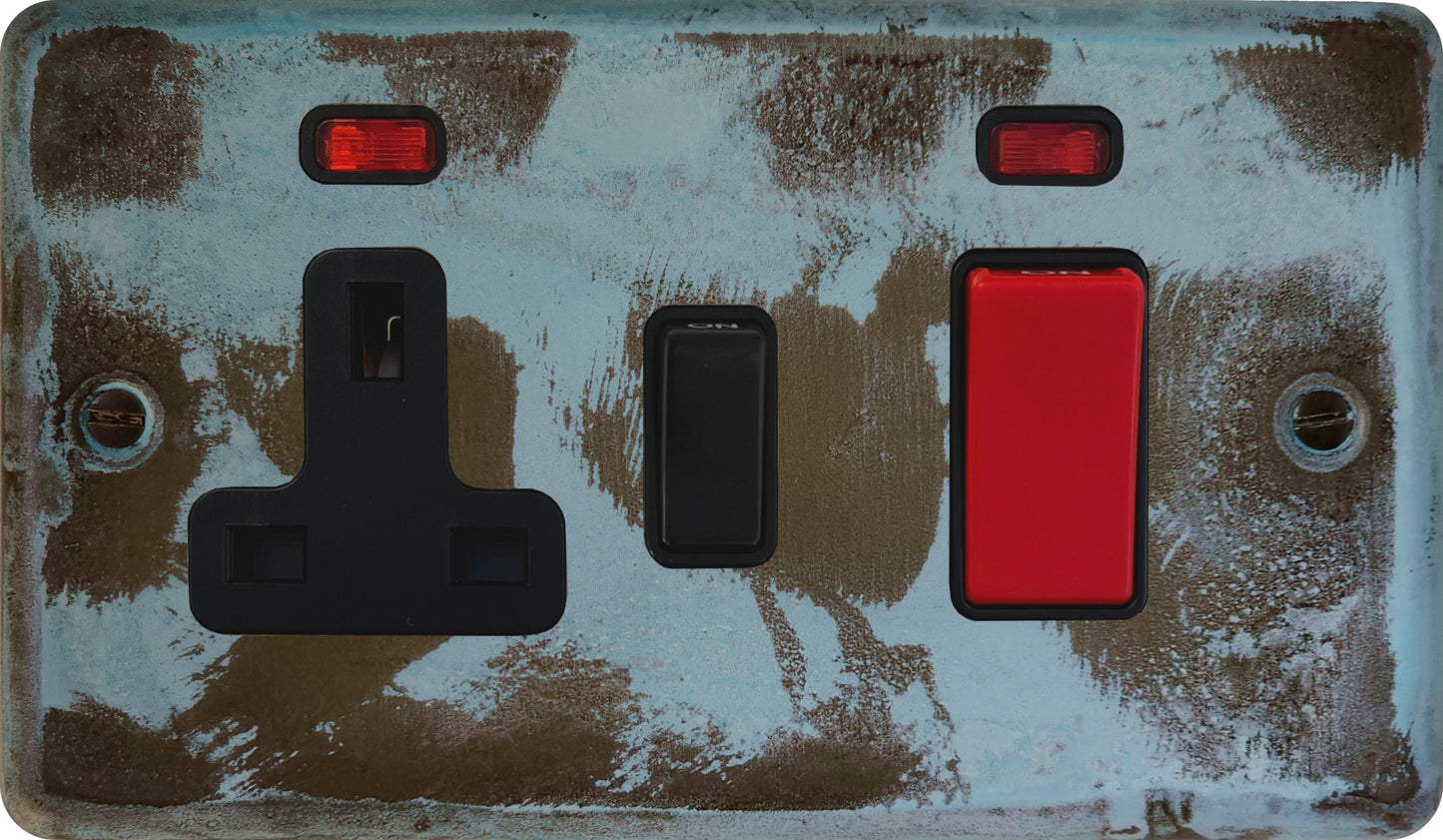 Contour Verdigris Cooker Socket