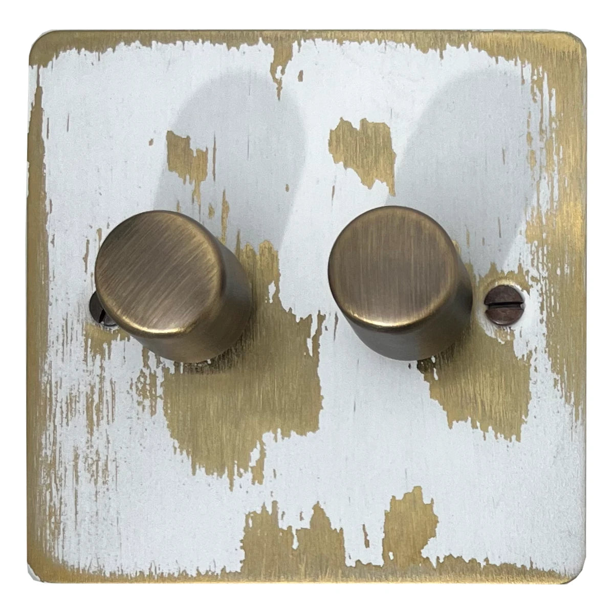 Flat Dover Bronze 2 Gang LED Dimmer