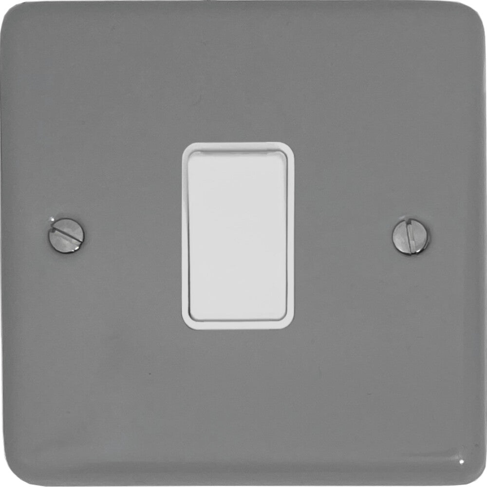 Contour Light Grey 1 Gang 2 Way Switch