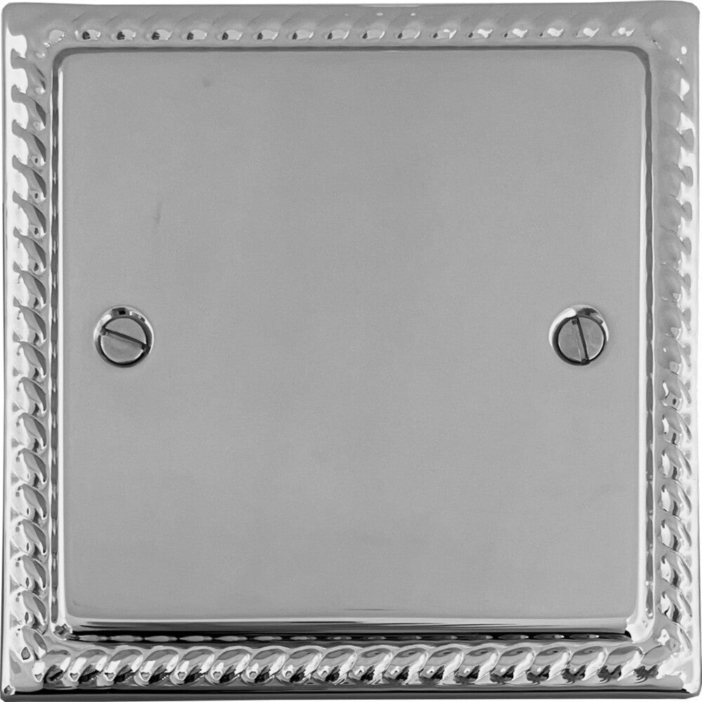Georgian Polished Chrome 1 Gang Blank
