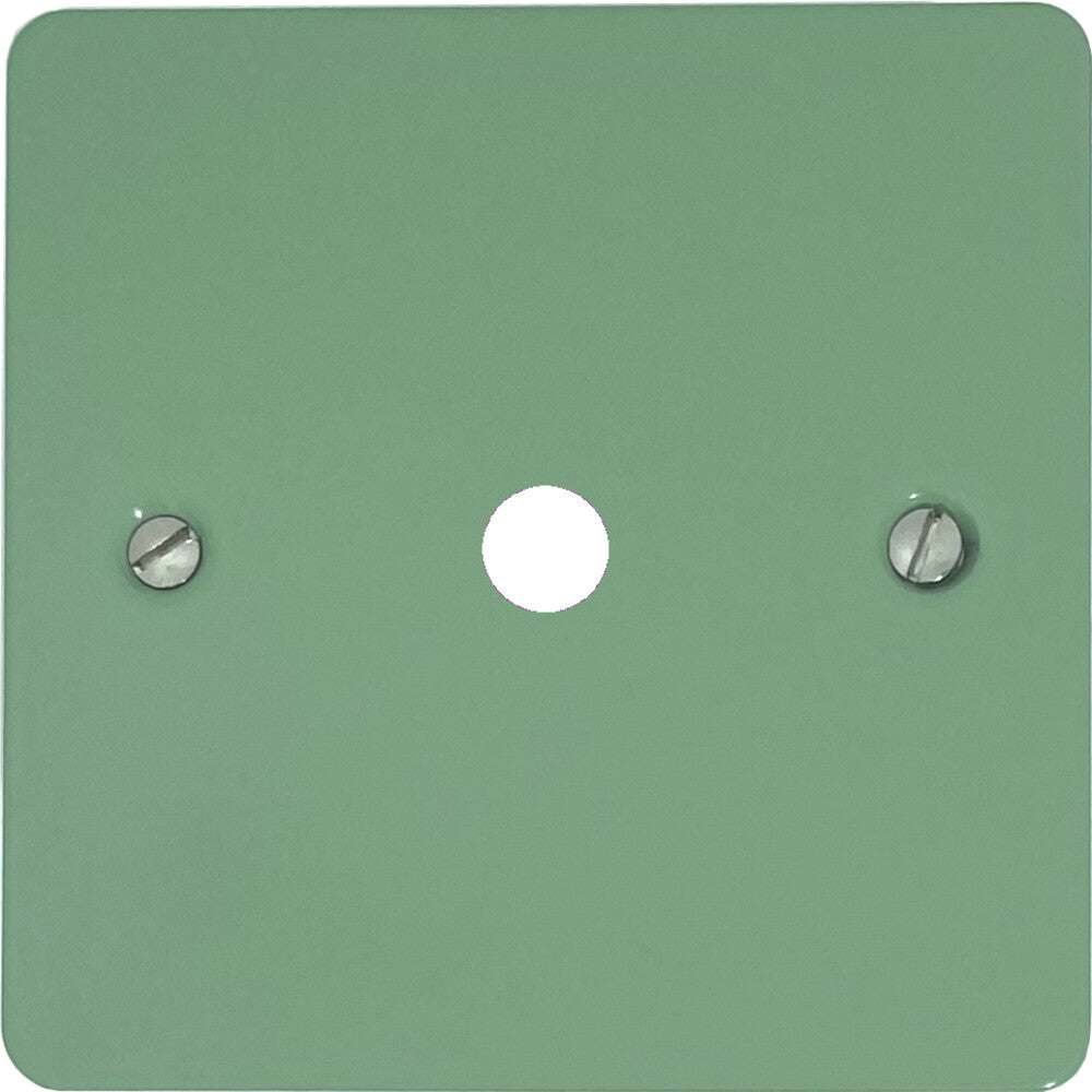 Flat Sage Green 1 Gang Grid Toggle Plate (Plate Only)
