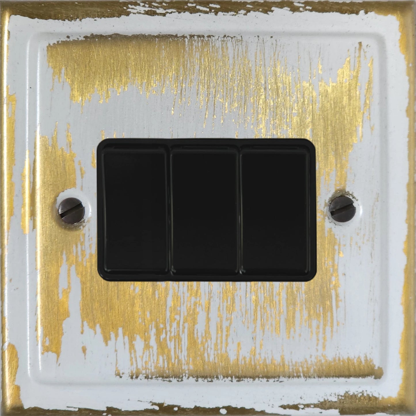 Victorian Dover Bronze 3 Gang Switch