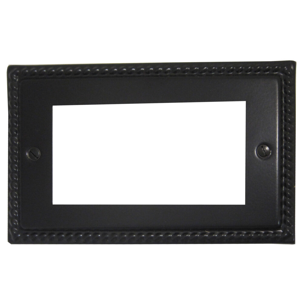 Georgian Flat Black 4 Module Data Plate