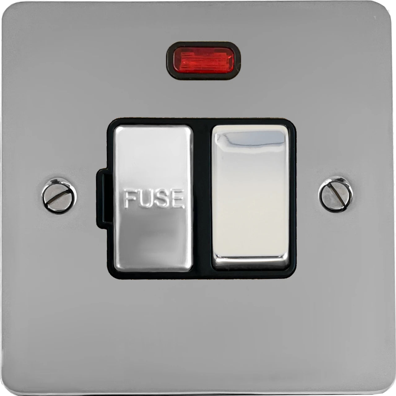 Flat Polished Chrome Swt. Fused Spur & Neon