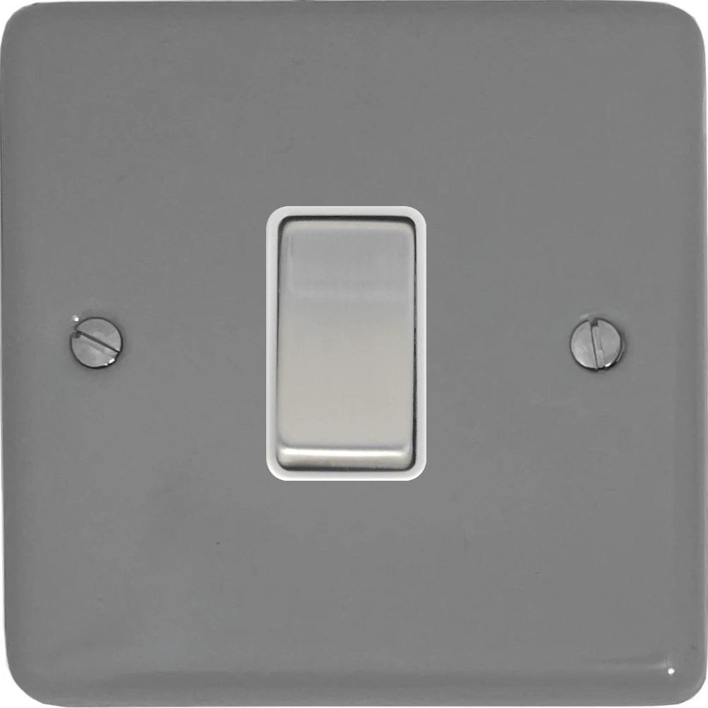 Contour Light Grey 1 Gang 2 Way Switch