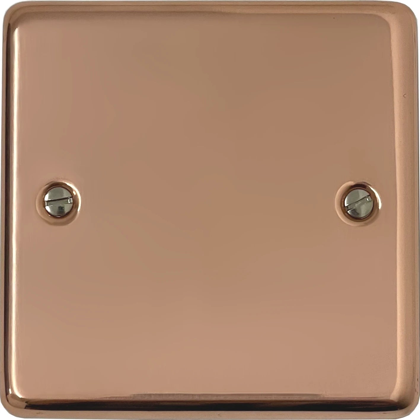 Contour Bright Copper 1 Gang Blank