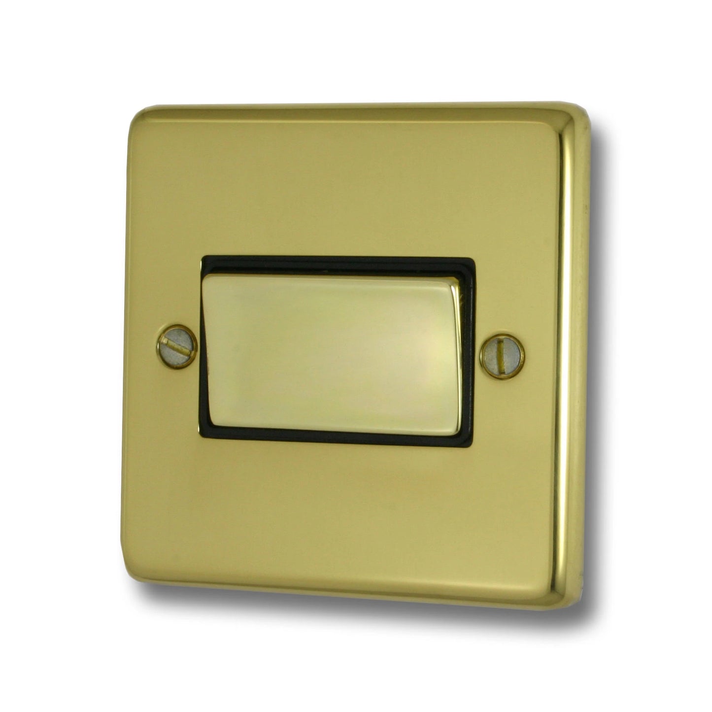 Contour Polished Brass Fan Isolator