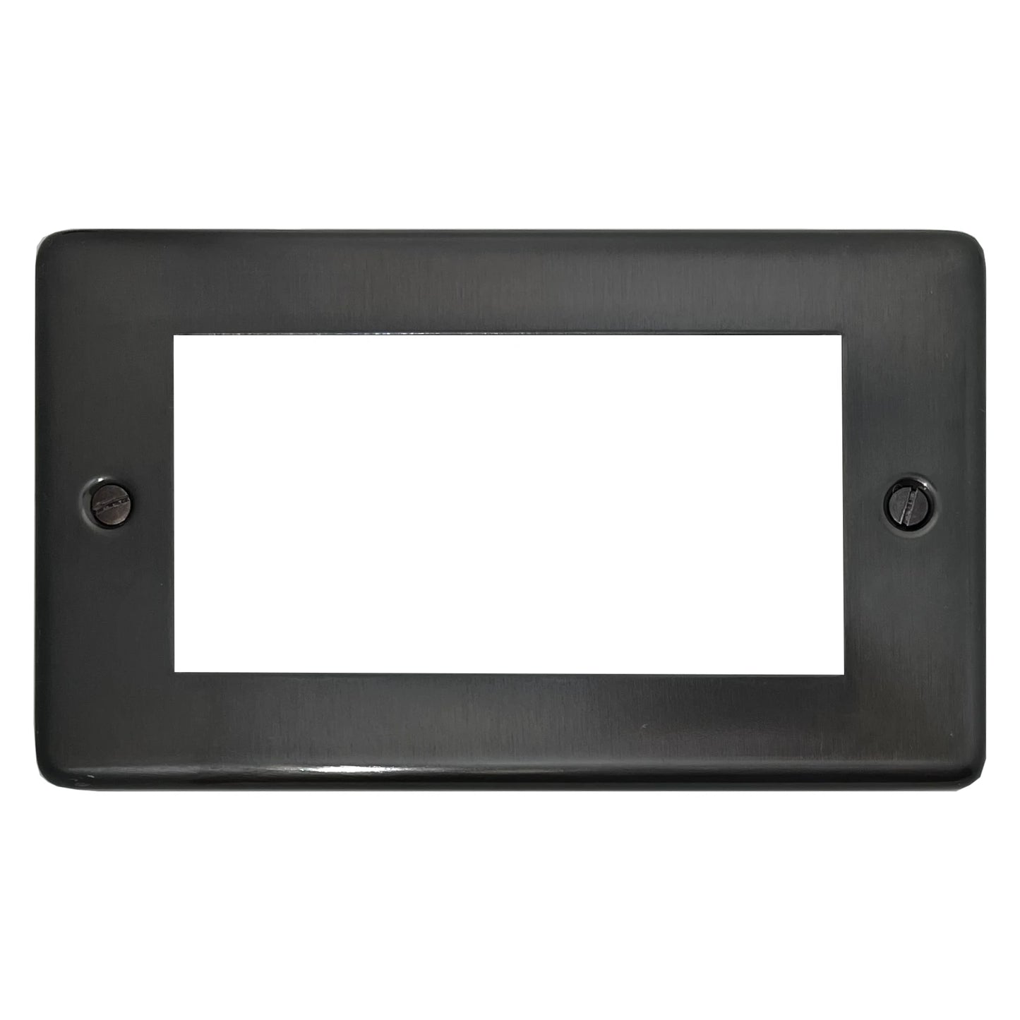 Contour Black Bronze 2 Gang 4 Mod Euro