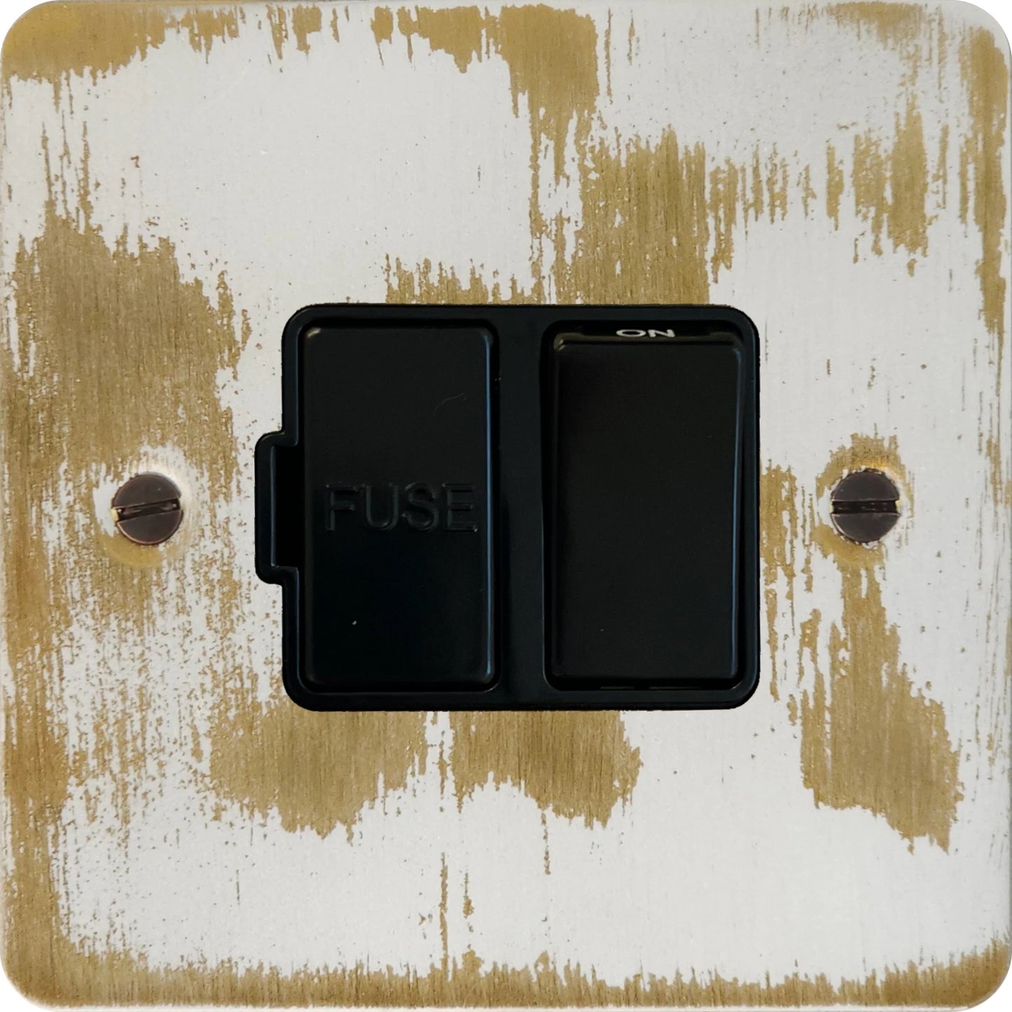 Flat Dover Bronze Switch Fused Spur
