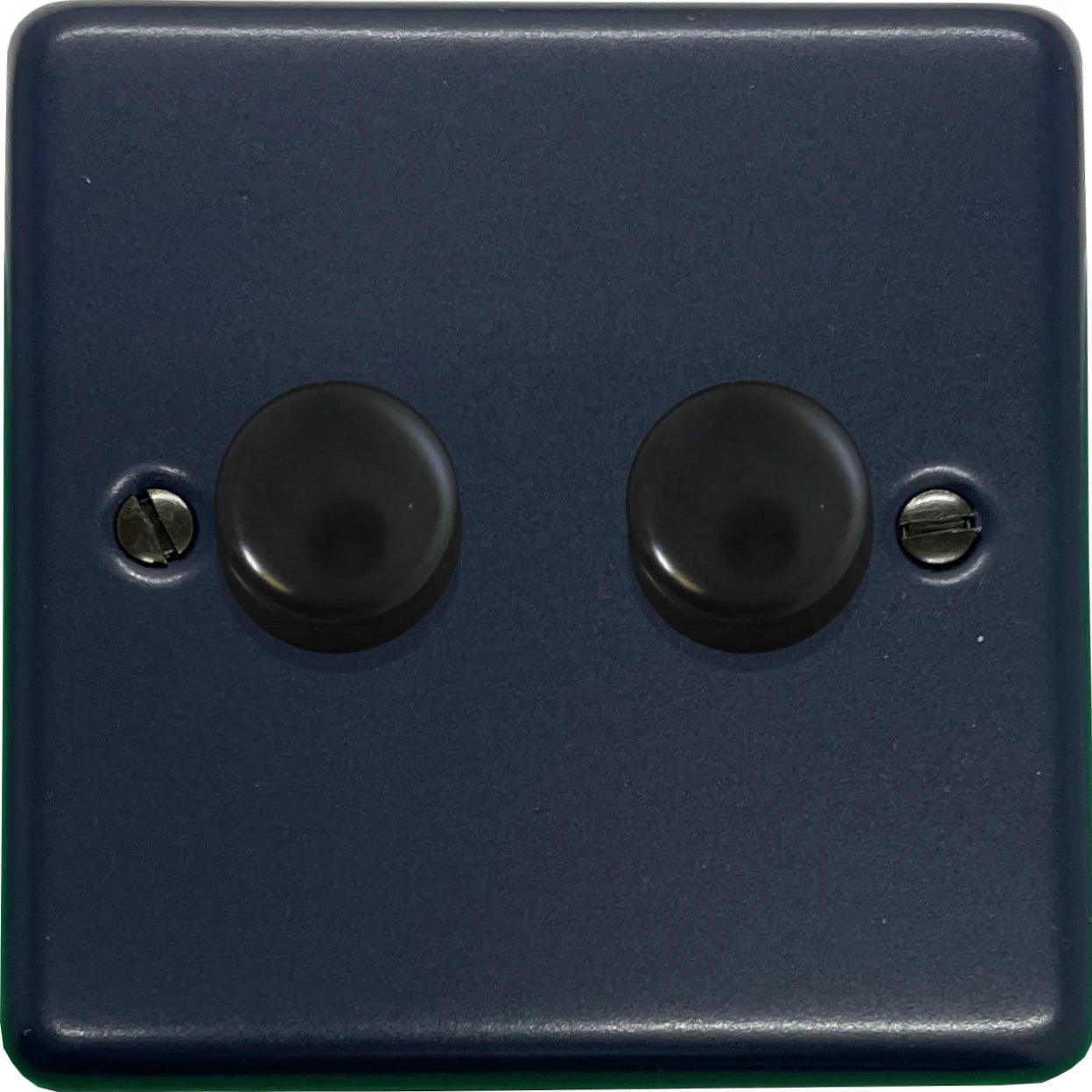 Contour Blue 2 Gang LED Dimmer
