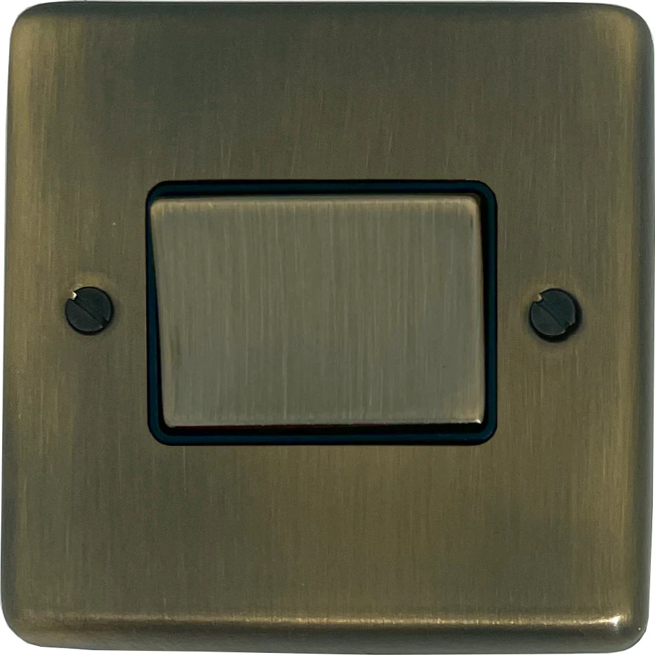 Contour Antique Brass Fan Isolator (Brass Switch)