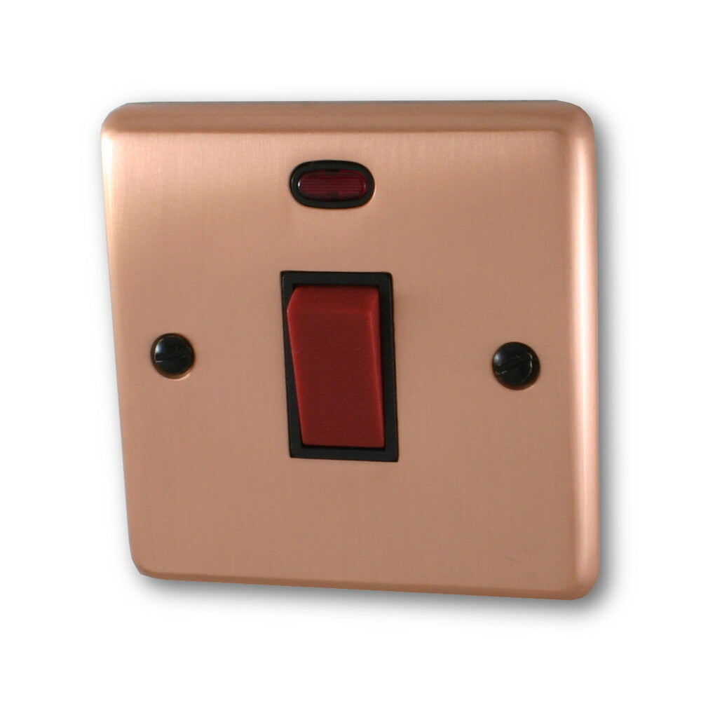 Contour Rose Gold 45Amp Dp Switch & Neon