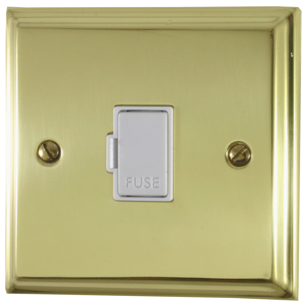 Deco Polished Brass Unswitched Spur