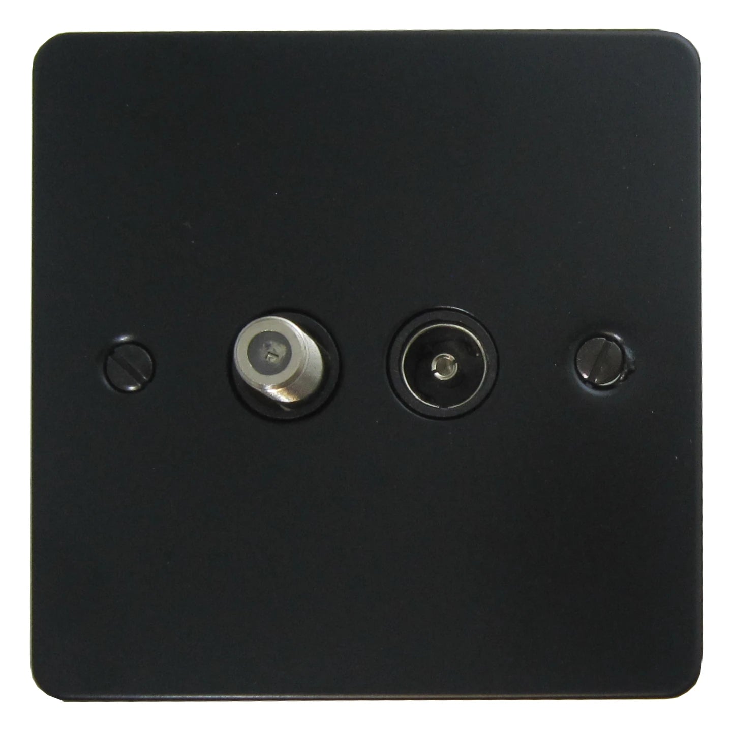 Flat Black Coax and Satellite Point (Black Insert)