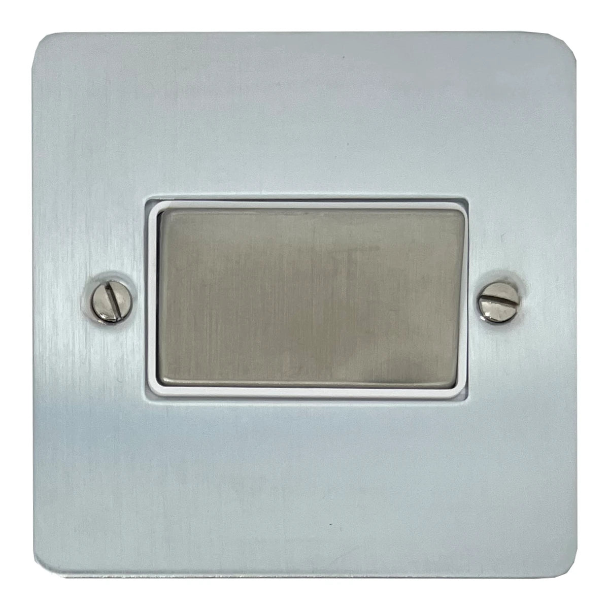 Flat Satin Chrome Fan Isolator