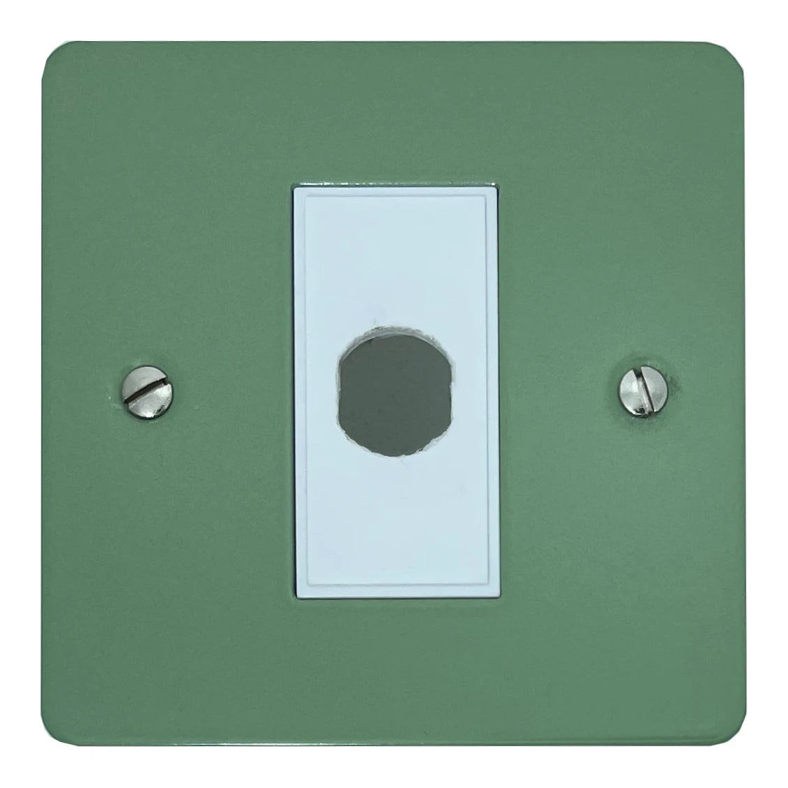 Flat Sage Green Flex Outlet (White Insert)