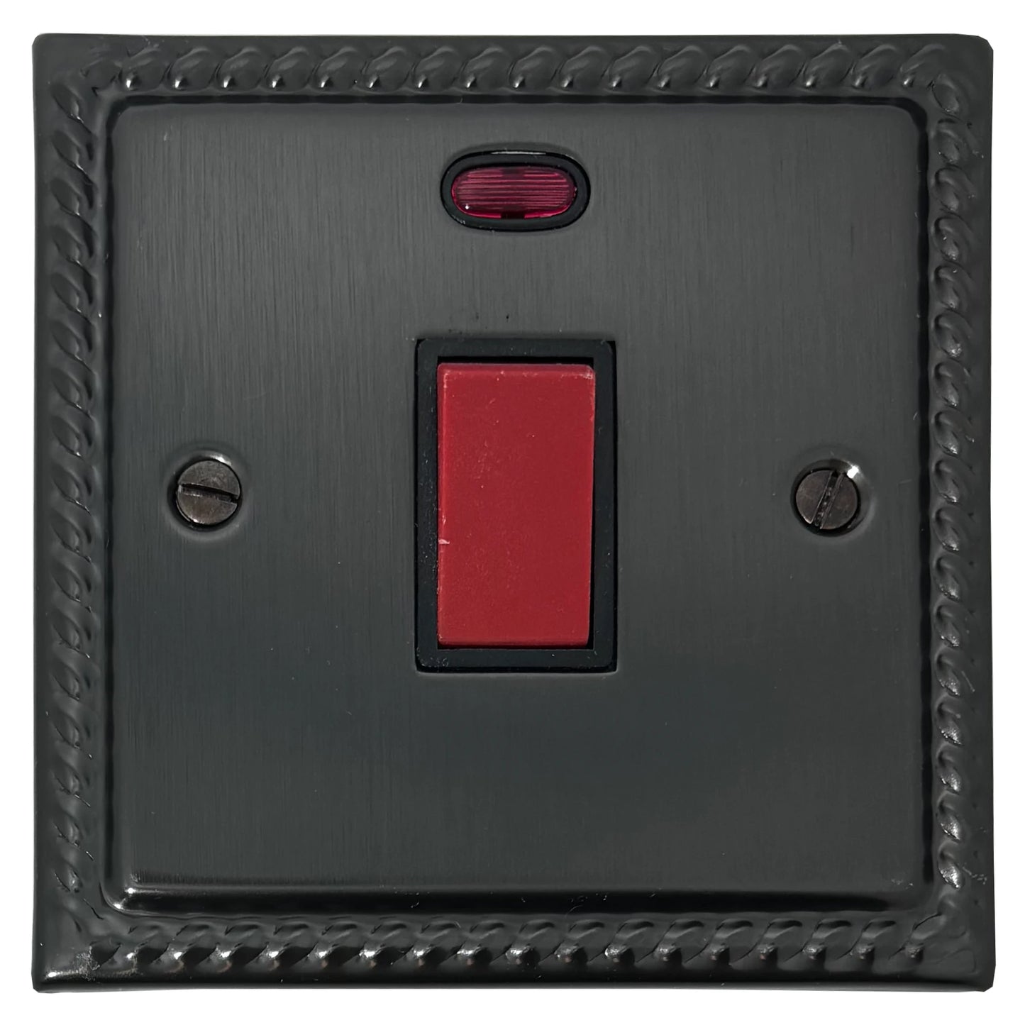 Georgian Black Bronze 45 Amp DP Switch (Black Switch)
