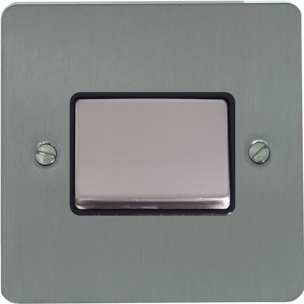 Flat Brushed Steel Fan Isolator