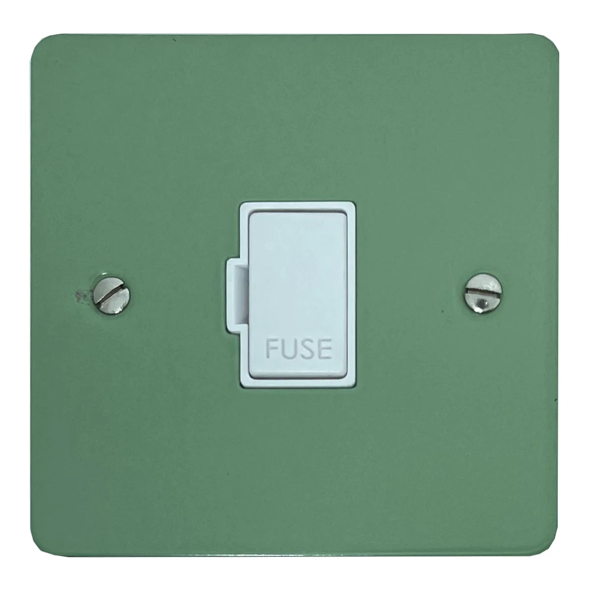 Flat Sage Green Unswitched Fuse Spur (White Insert)
