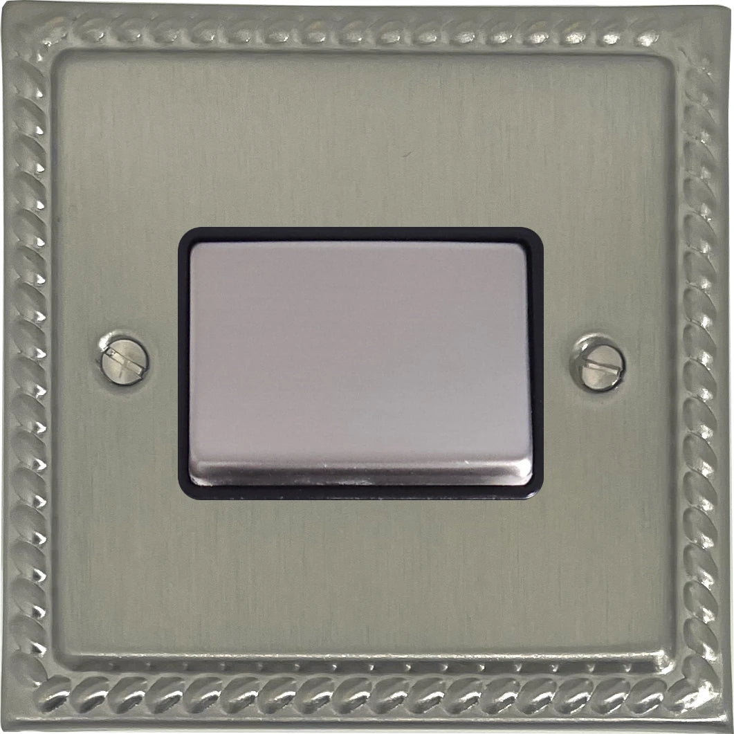 Georgian Satin Nickel Fan Isolator