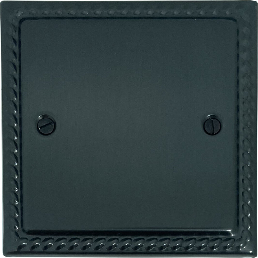 Georgian Black Bronze 1 Gang Blank
