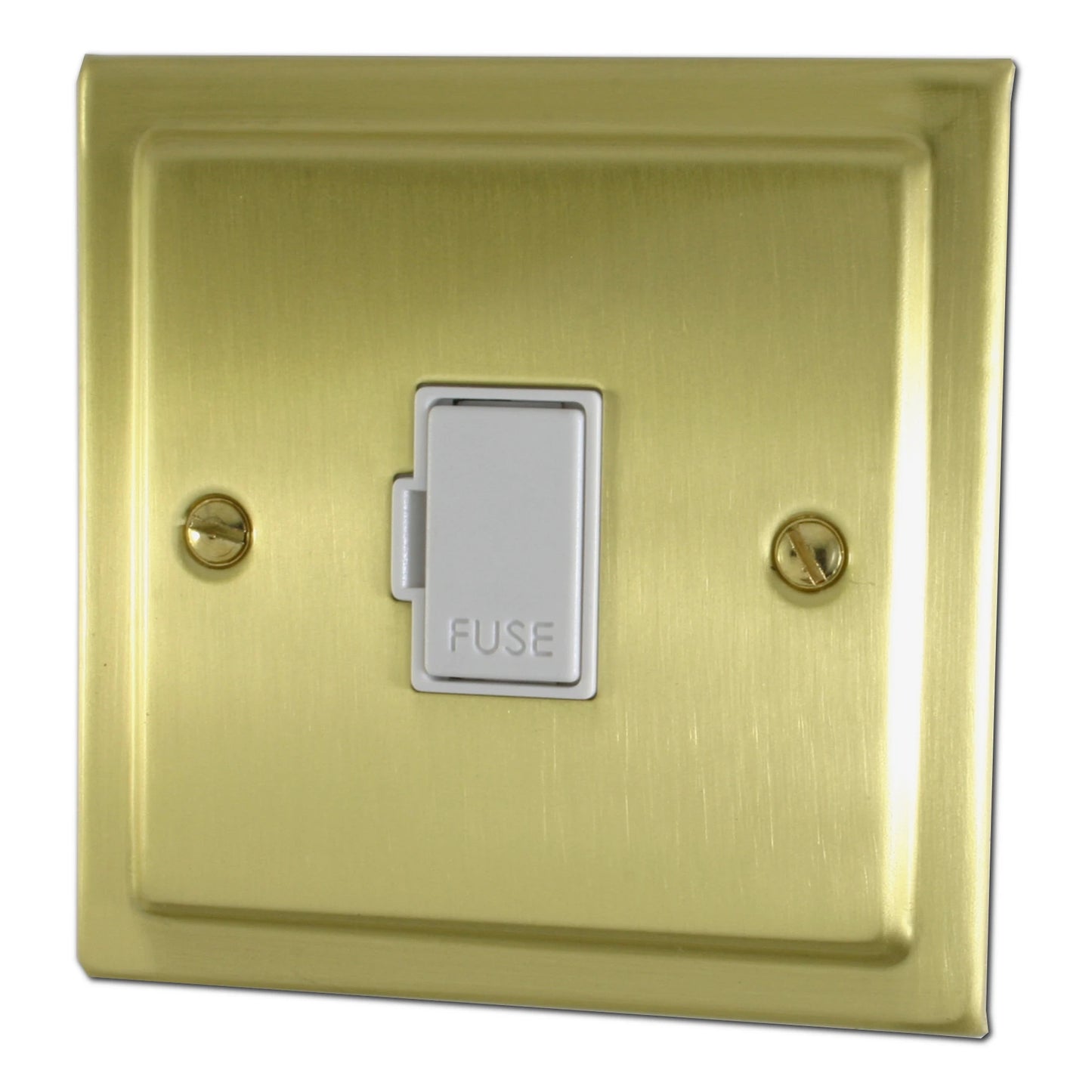 Victorian Satin Brass Unswitched Spur