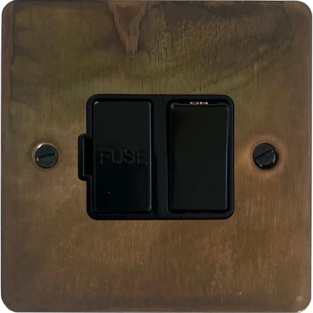 Flat Tarnished Copper Swt Fused Spur