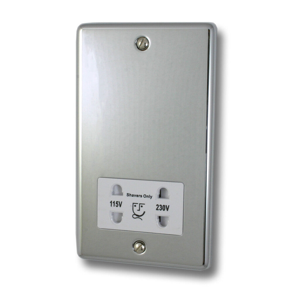 Contour Polished Chrome Shaver Socket
