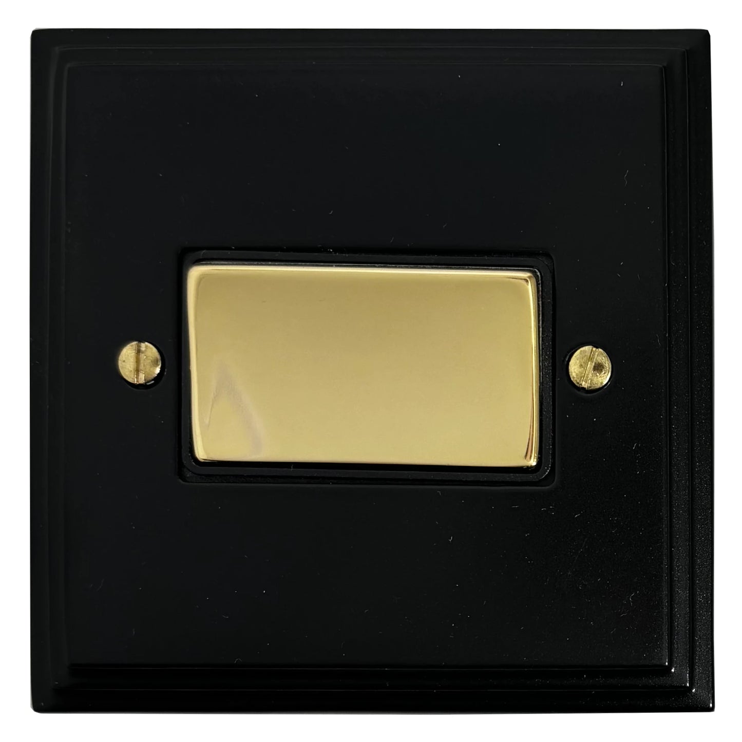 Victorian Flat Black Fan Isolator