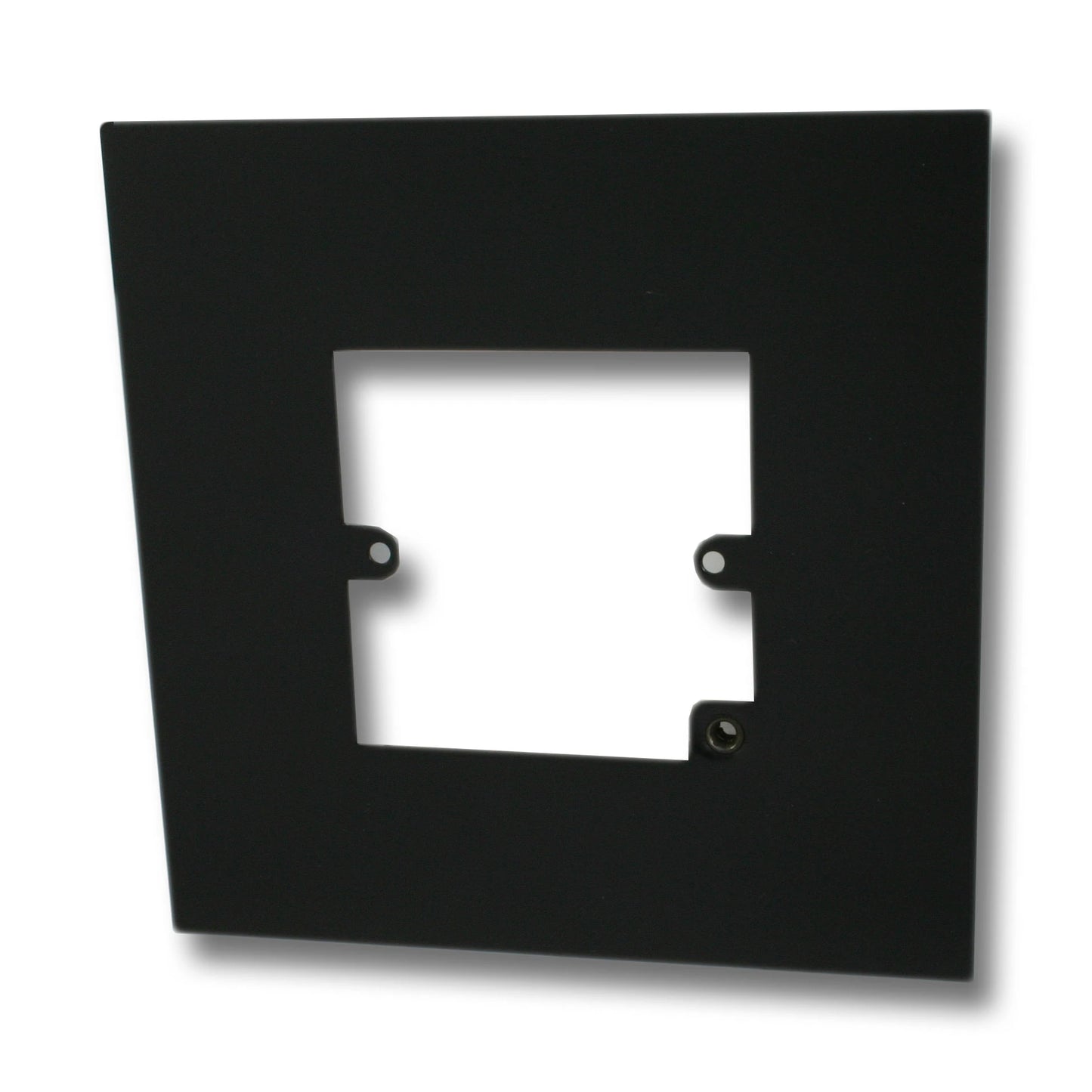 Single Flat Black Finger Plate